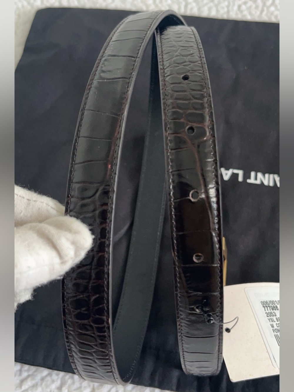 Saint Laurent La 66 Buckle Belt - Picture 14 of 16